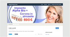Desktop Screenshot of impiantidentaliprezzi.com
